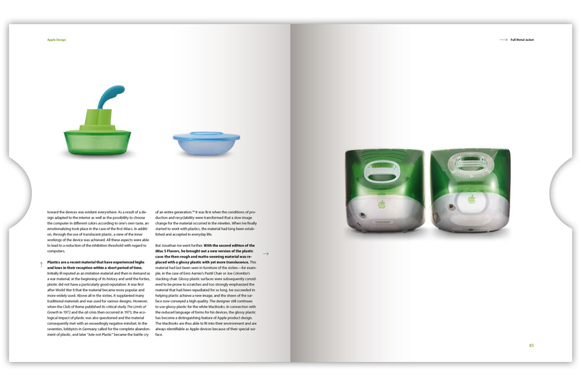 Apple Design Buch Innenseite Alessi