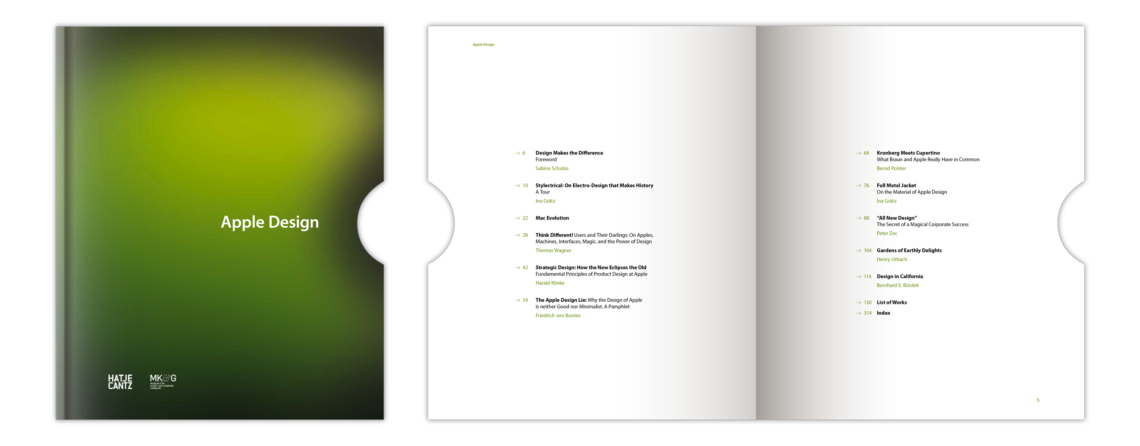 Apple Design Buch Inhaltsverzeichnis