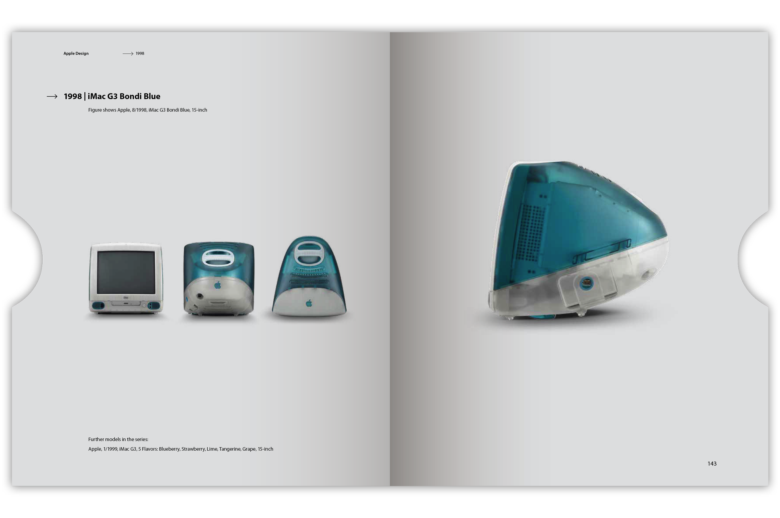 Apple Design Buch Innenseite iMac
