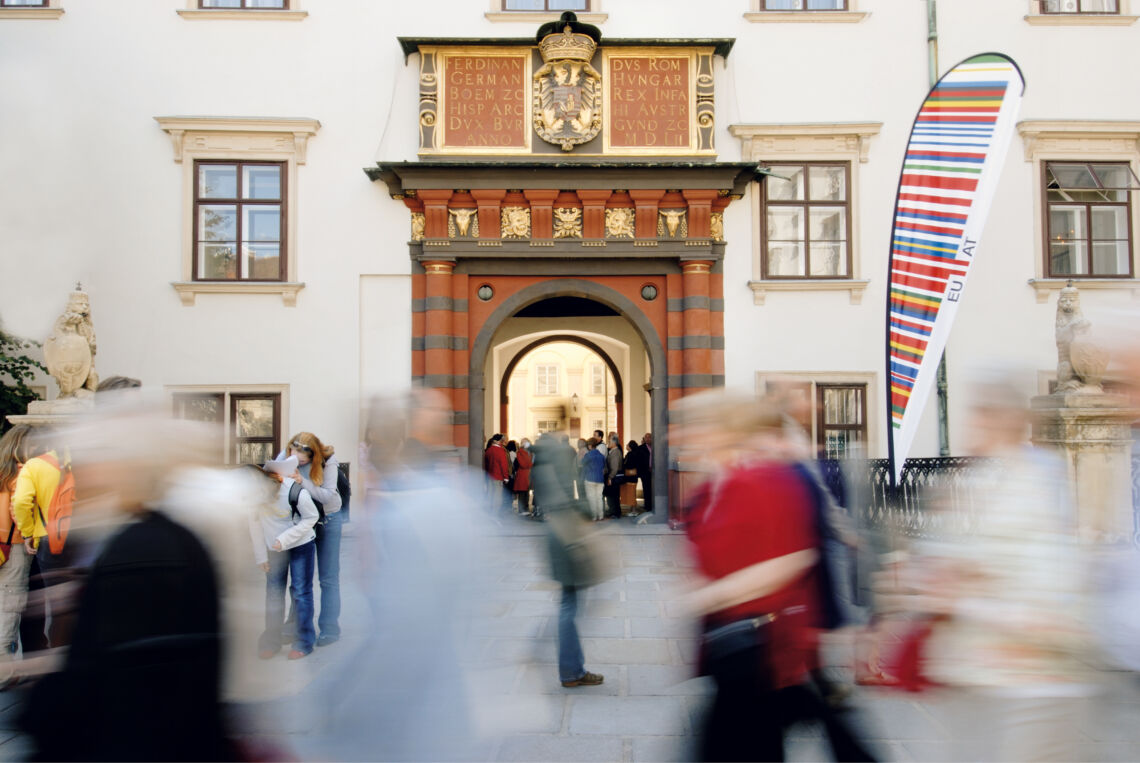 EU-Ratspräsidentschaft Windbanner