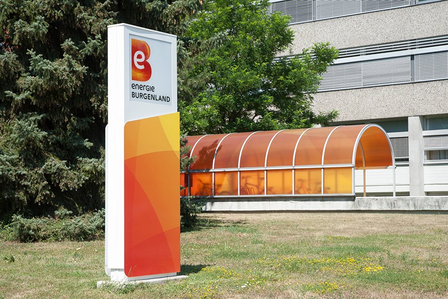 Energie Burgenland Branding Pylon