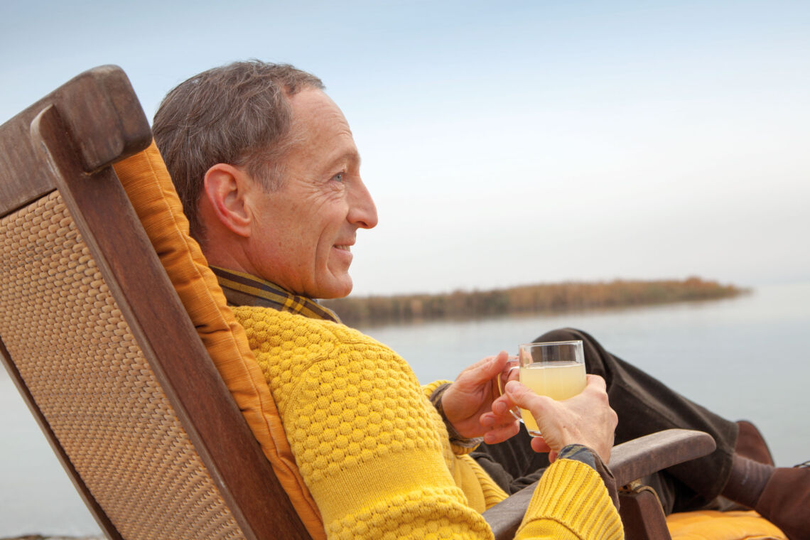 Energie Burgenland Fotoshooting Mann nachdenklich