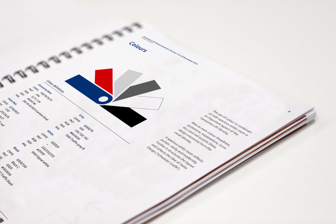 Garaventa Lift Brand Manual Farben