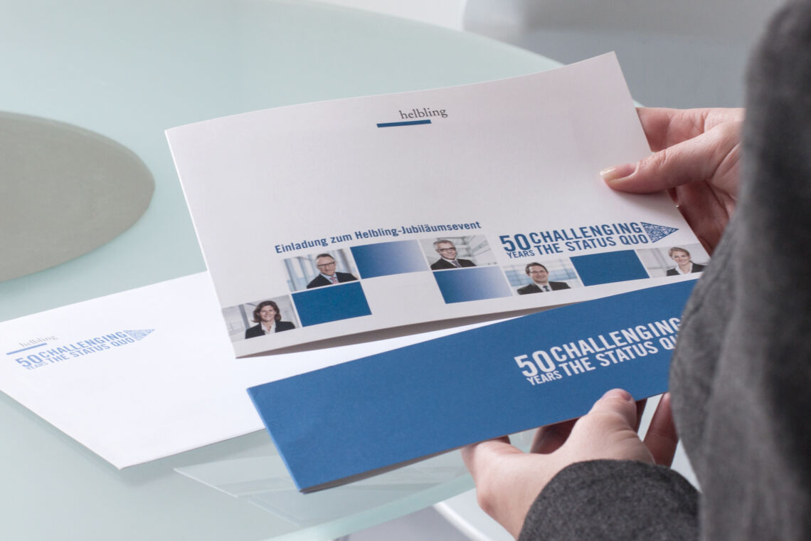 Helbling Einladung 50-Jahre Helbling