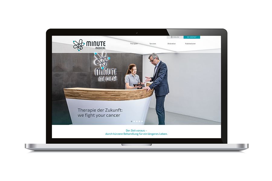 Minute Medical Website Desktop