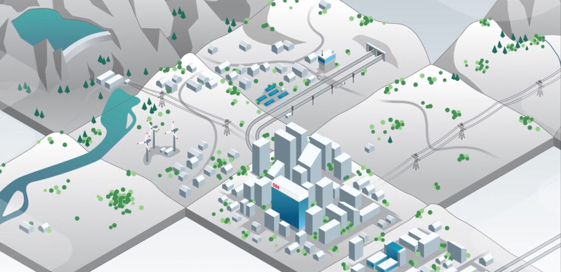 ÖBB Infra Bahnsysteme Landkarte