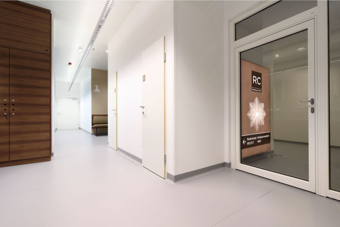 Radiology Center Ordination Eingangsbereich