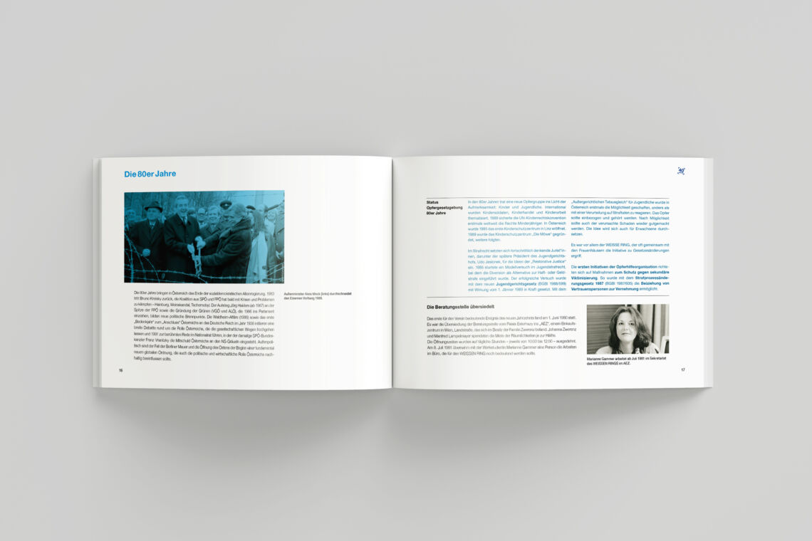 Weißer Ring Festschrift 40 Jahre Kapitel 80er Jahre