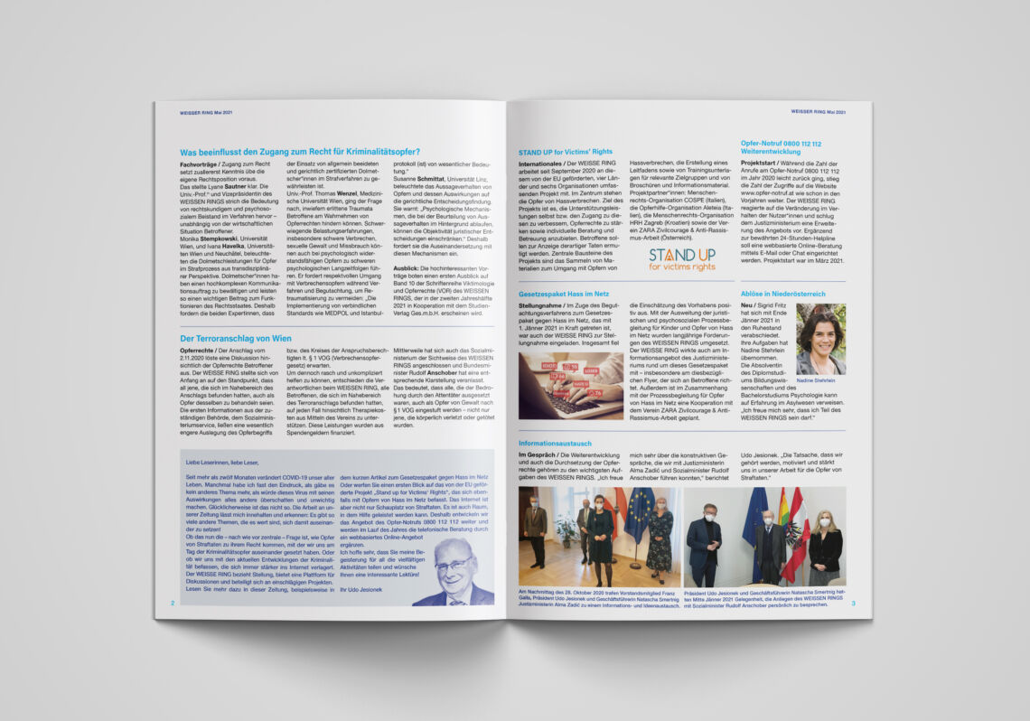 Weißer Ring Zeitung Innenseiten