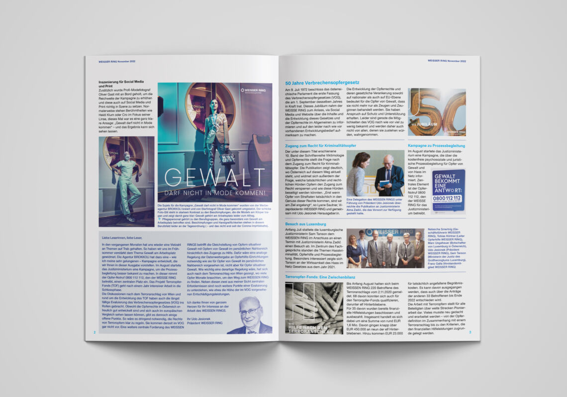 Weißer Ring Zeitung Innenseiten